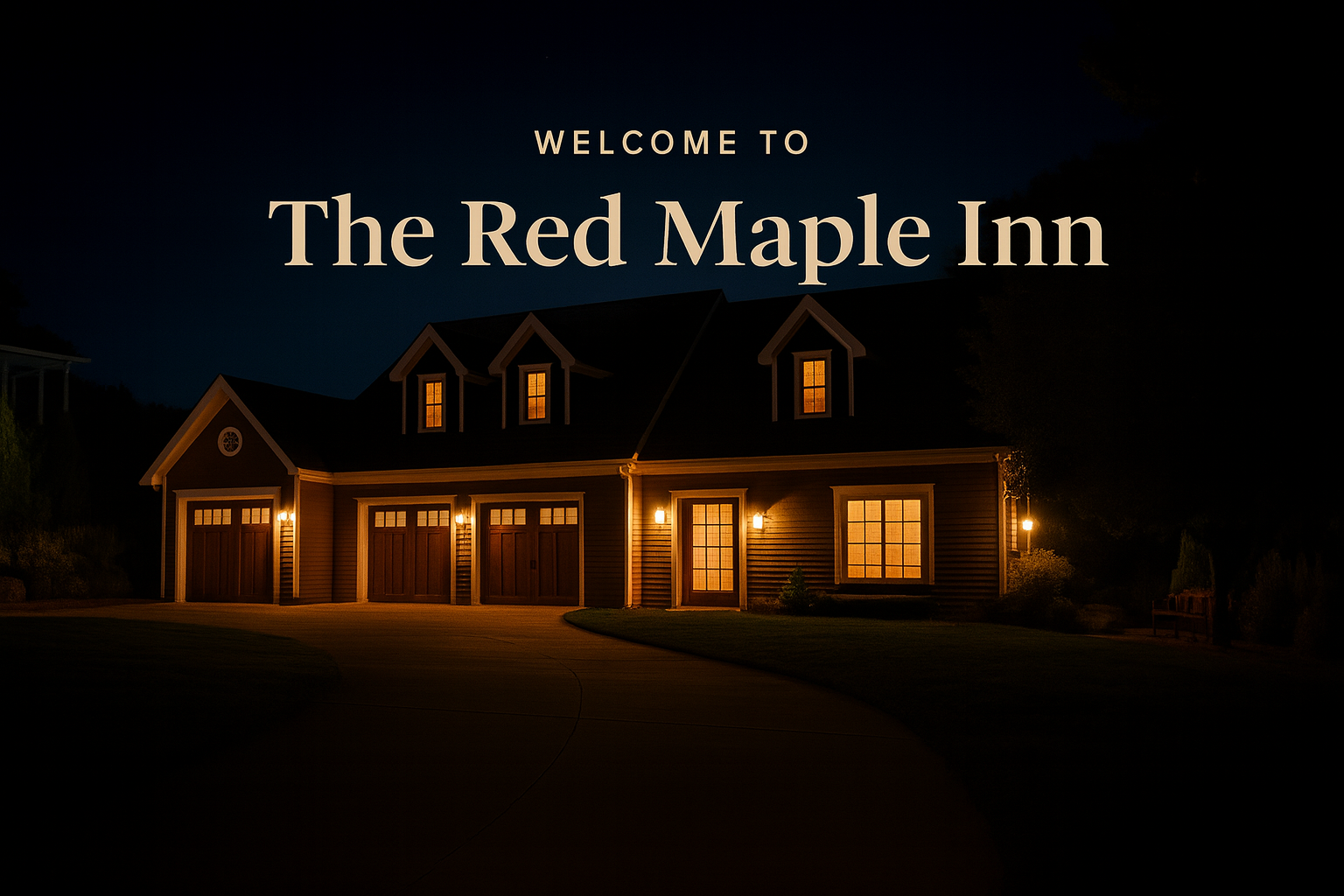 The Red Maple Inn website design